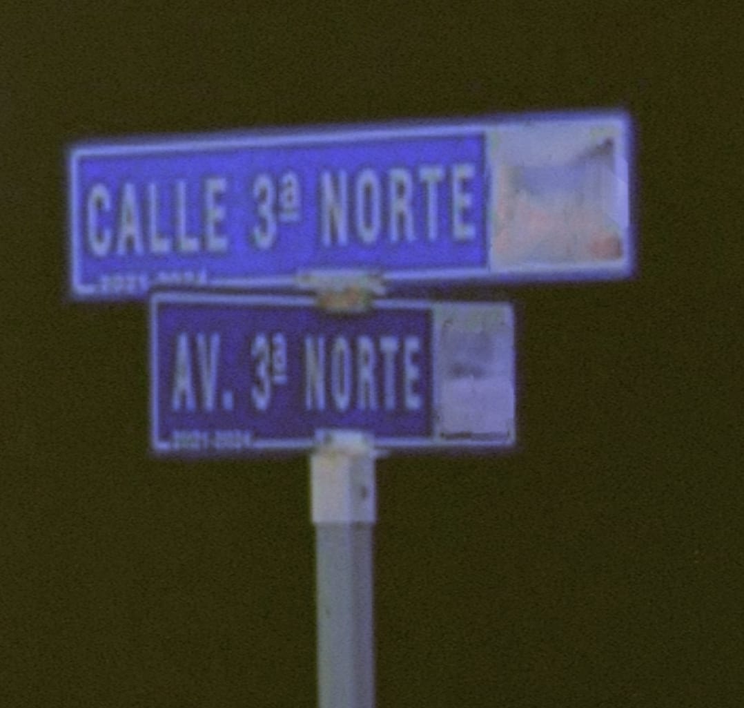 Cruce topónimo señales